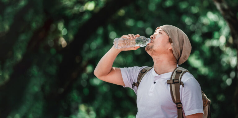 Beber agua regularmente y el buen humor